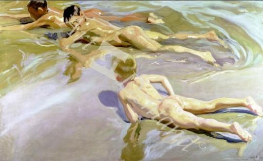 láminas y lienzos de Children on the Beach, 1910 (oil on canvas)