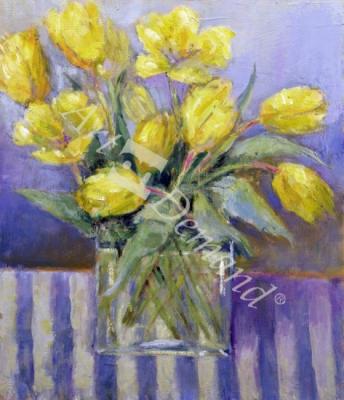 láminas y lienzos de  The Tank of Tulips (oil on canvas)