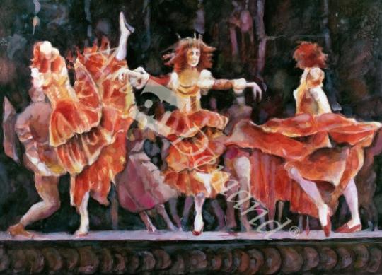 láminas y lienzos de Scene from Romeo and Juliet, Royal Ballet, Covent Garde