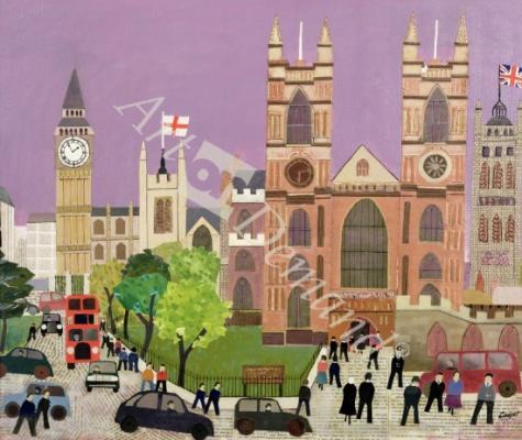 láminas y lienzos de  The Five Towers of Westminster