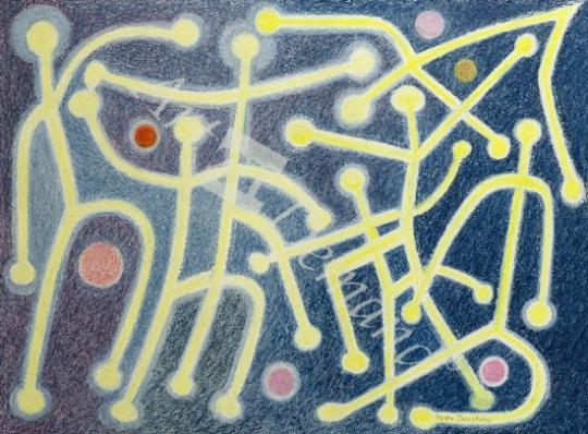 láminas y lienzos de The Dance, 1985 (oil pastel on paper)