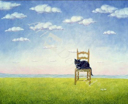 láminas y lienzos de The Chair Cat