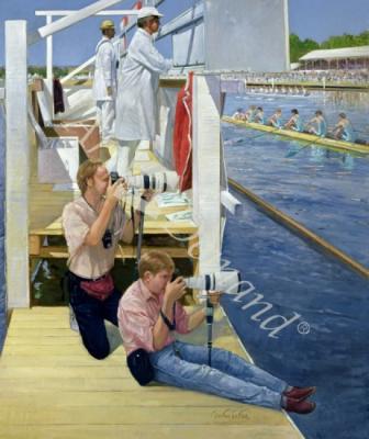 láminas y lienzos de Passing the Scoreboard, Henley (oil on canvas)