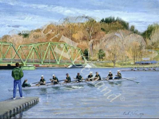 láminas y lienzos de Away from the Jetty (oil on canvas)
