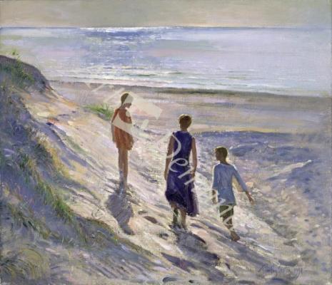 láminas y lienzos de Down to the Sea, 1994 (oil on canvas)