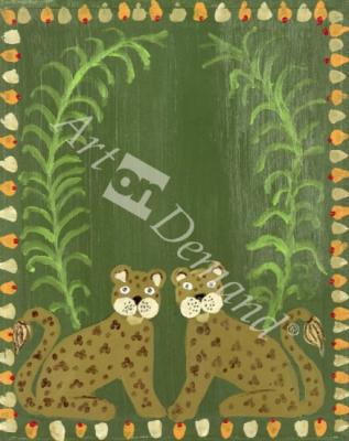 láminas y lienzos de Kashmir, 1997 (acrylic on paper)