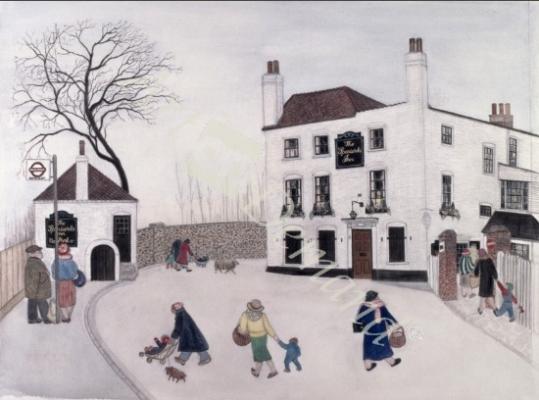 láminas y lienzos de  The Spaniards Inn
