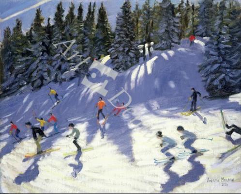 láminas y lienzos de Fast Run, 2004 (oil on canvas)