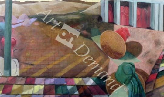 láminas y lienzos de  Sanguine Earth, 2004 (oil on canvas)