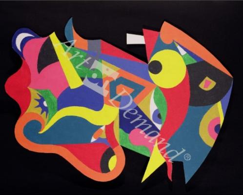 láminas y lienzos de  Masquerade (acrylic on canvas)