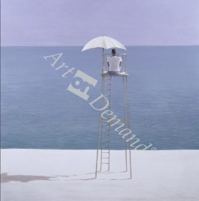 láminas y lienzos de  Beachguard, 2005 (acrylic on canvas)