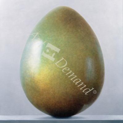 láminas y lienzos de  Bronze age Egg (acrylic on canvas)