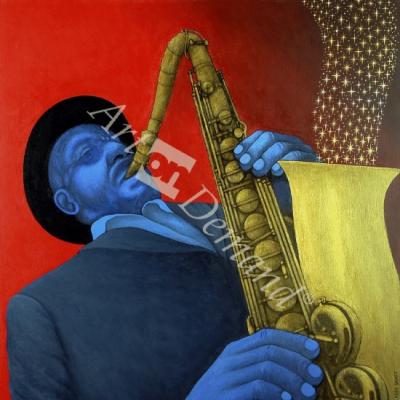 láminas y lienzos de  Ben Webster (1909-73) (acrylic on linen)