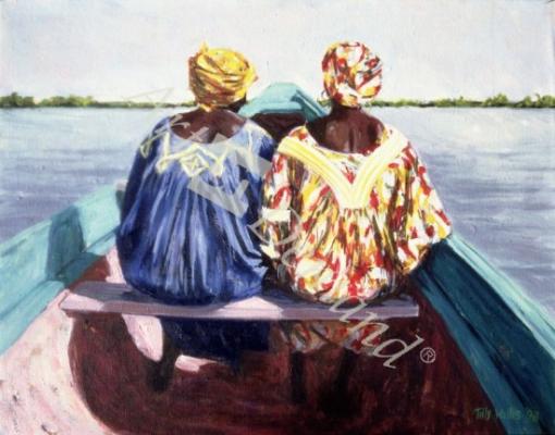 láminas y lienzos de  To the Island, 1998 (oil on canvas)