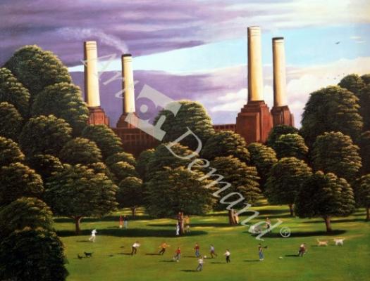 láminas y lienzos de  Battersea Power Station, 1982