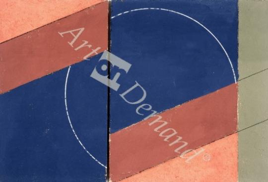 láminas y lienzos de  Painting - Interrupted Circle, 2000 (oil on board)
