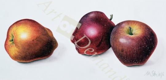 láminas y lienzos de  Red Apples, 1996 (w/c on paper)