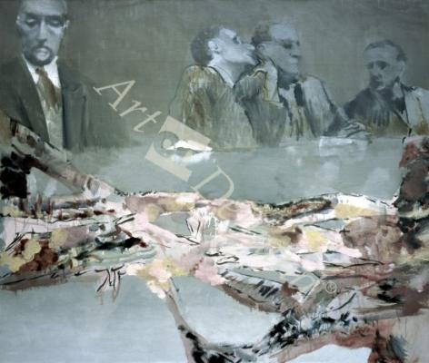 láminas y lienzos de  Proceres, 2003 (oil on canvas)