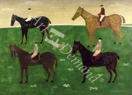 láminas y lienzos de  Horses and Jockeys