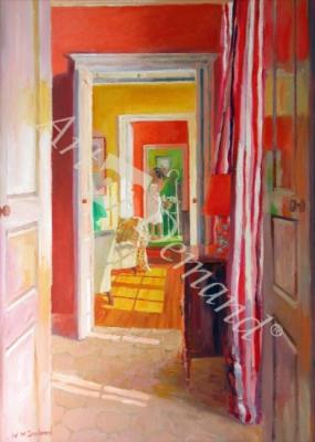 láminas y lienzos de  Chateau Tanesse, 2003 (oil on canvas)