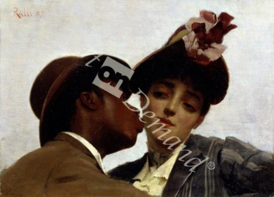 láminas y lienzos de  The Kiss, 1887 (oil on canvas)