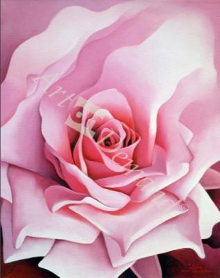 láminas y lienzos de  The Rose, 2001 (oil on canvas)