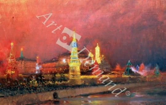 láminas y lienzos de  Illumination in the Kremlin, 1896 (oil on canvas)