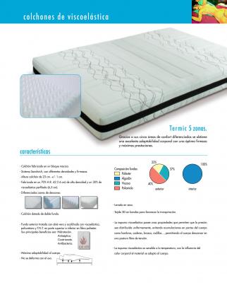 colchon termic 5 zonas