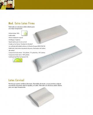 almohada latex