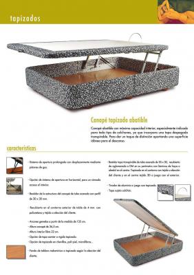 canape abatible 1 pieza partido