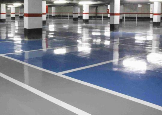 Pavimentos parking , Resitec Tiana