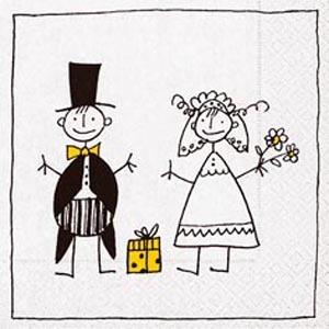 Servilletas Recién Casados