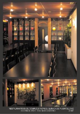 Interiores restaurante VIP Repsol PUERTOLLANO