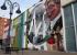 Mural exterior Decoración Mercat de Carrilet en Reus, decoración corporativa y publicidad.