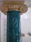 ESTUCO  DE COLUMNA Y PAM DE ORO EN CAPITEL