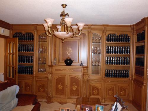 boisserie en madera de roble