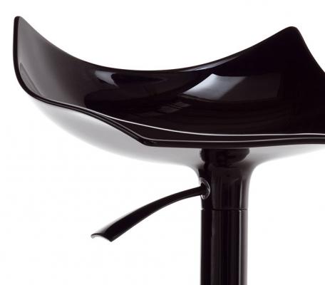 Taburete de Diseño Negro de Caimi