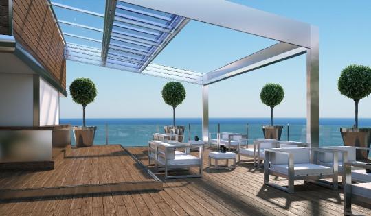 Pérgola Vitrosteel