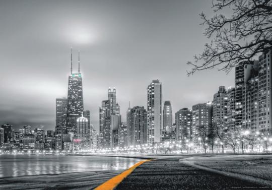 FOTOMURAL DE CIUDADES EN BLANCO Y NEGRO
