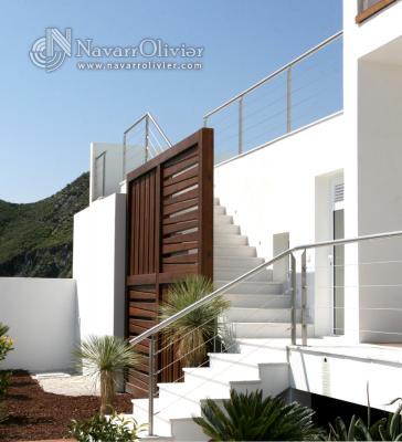 Estructura de madera para decorar Jardín