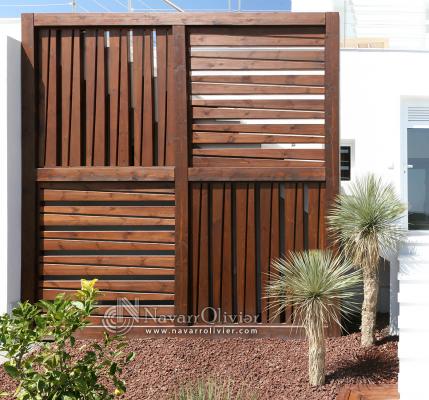 Elemento decorativo en madera