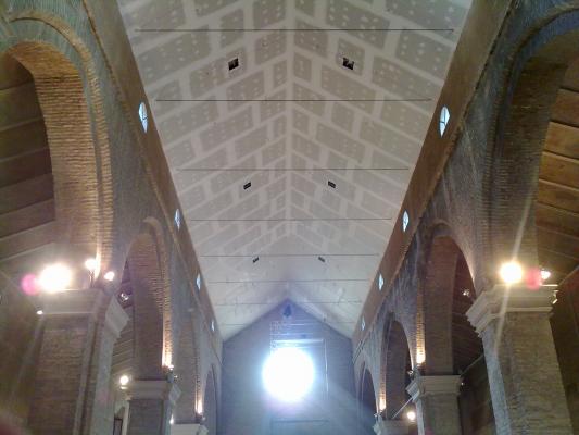 techo pladur iglesia Santa Lucía, Sevilla