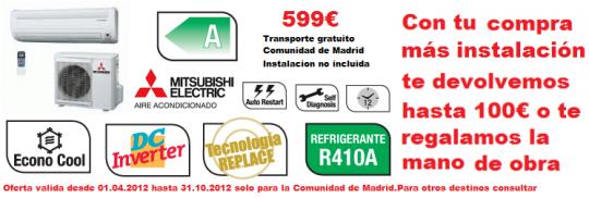 aire acondiionado mitsubishi