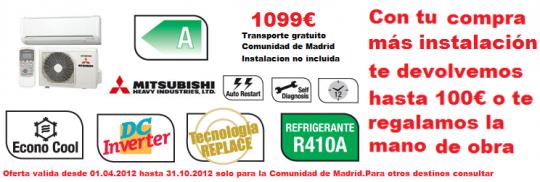 aire acondicionado mitsubishi en madrid