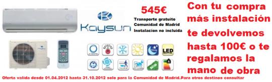 aire acondicionado kaysun