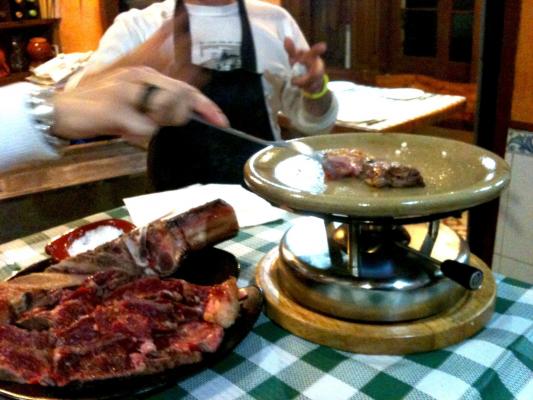 Uso para carnes a la piedra
