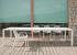 Conjunto mesa y sillas de exterior fabricado 