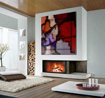 Cuadros abstractos modernos 3D