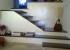 escalera de madera minimalista