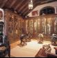 Biblioteca forrada en madera. Ebanisteria Arenas